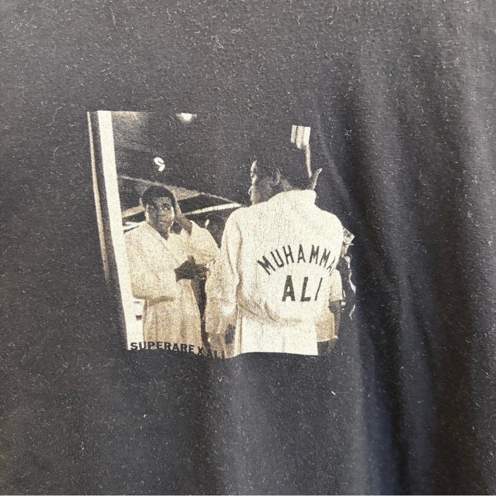 Supreme Black Muhammad Ali boxing Crop Top - Picture 2 of 5